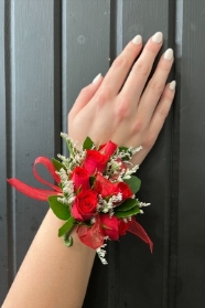 Fresh Red Rose Corsage